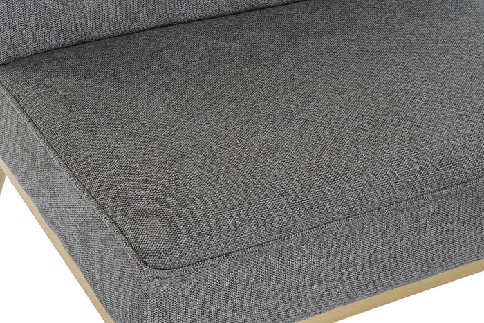 DKD Home Decor Sofá Modular Gris Oscuro
