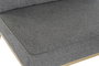 DKD Home Decor Sofá Modular Gris Oscuro