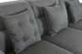 DKD Home Decor Sofá Modular Gris Oscuro