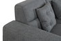 DKD Home Decor Sofá Modular Gris Oscuro