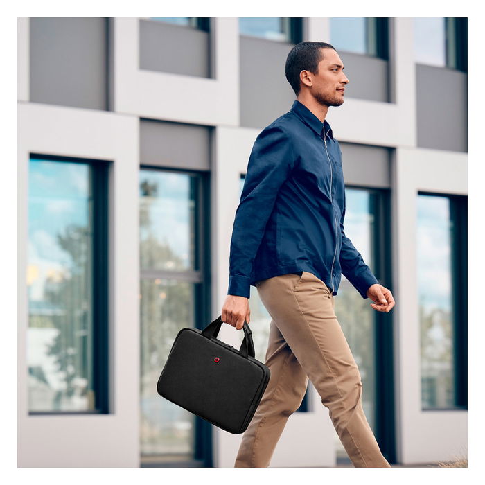 Wenger Guyde Funda para portátil de 35,56 cm (14 pulgadas), Negro