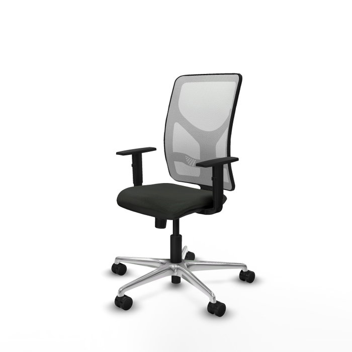 PIQUERAS Y CRESPO Silla de oficina Motilla con mecanismo Sincro, Negro y Blanco PIQUERAS Y CRESPO Silla de oficina Motilla con mecanismo Sincro, Negro y Blanco