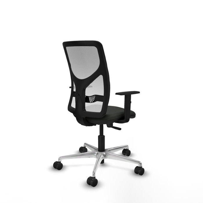 PIQUERAS Y CRESPO Silla de oficina Motilla con mecanismo Sincro, Negro y Blanco PIQUERAS Y CRESPO Silla de oficina Motilla con mecanismo Sincro, Negro y Blanco