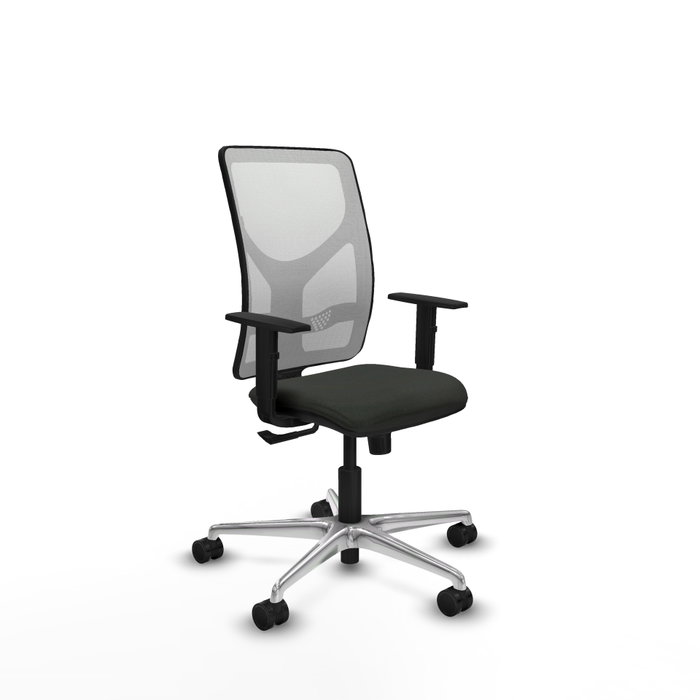 PIQUERAS Y CRESPO Silla de oficina Motilla con mecanismo Sincro, Negro y Blanco PIQUERAS Y CRESPO Silla de oficina Motilla con mecanismo Sincro, Negro y Blanco