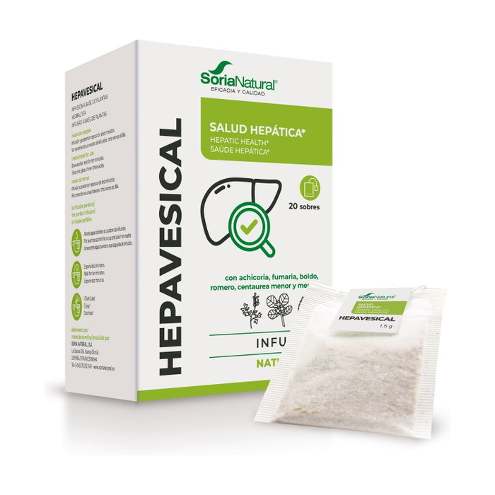 Soria Natural Natusor 1 Hepavesical Infusión de Plantas 20 Filtros Soria Natural Natusor 1 Hepavesical Infusión de Plantas 20 Filtros
