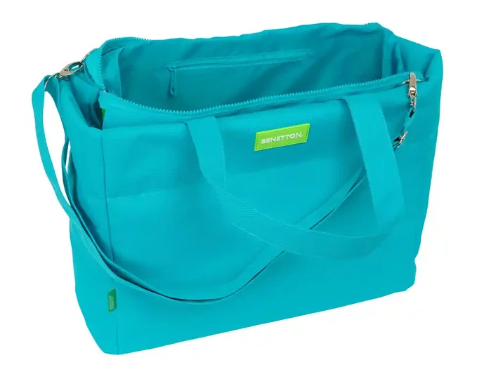 Safta Bolso con bolsillo para portátil 14,1'' Benetton Spring Azul Safta Bolso con bolsillo para portátil 14,1'' Benetton Spring Azul