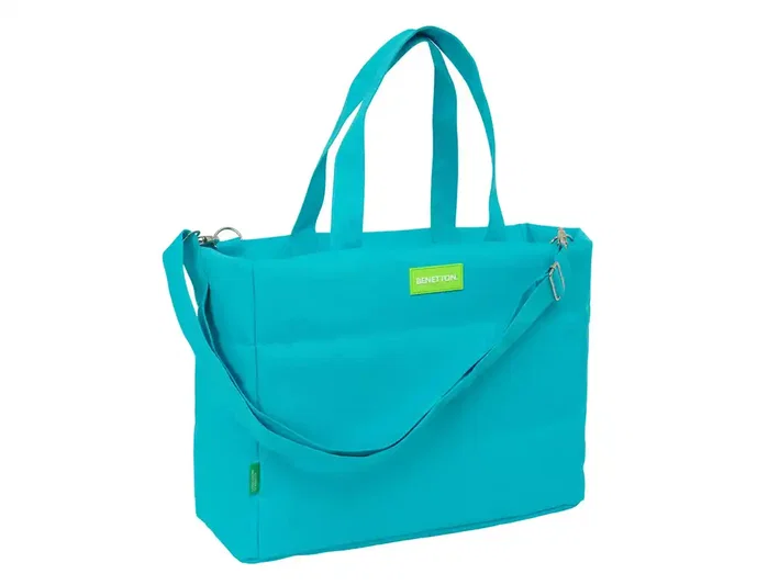 Safta Bolso con bolsillo para portátil 14,1'' Benetton Spring Azul Safta Bolso con bolsillo para portátil 14,1'' Benetton Spring Azul