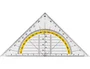 Liderpapel Escuadra de Geometría 16 cm Cristal