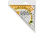 Liderpapel Escuadra de Geometría 16 cm Cristal