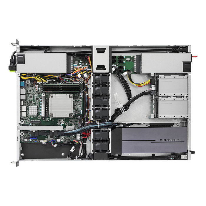 ASRock 1U1G-W680/2L2T Barebone 1U Rack, LGA 1700, Intel W680, DDR5 hasta 192 GB, Dual PSU 800W 80 Plus Platinum, 4x LAN 10G/GbE
