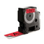 Dymo Cinta D1 Negro sobre rojo 24mm x 7m