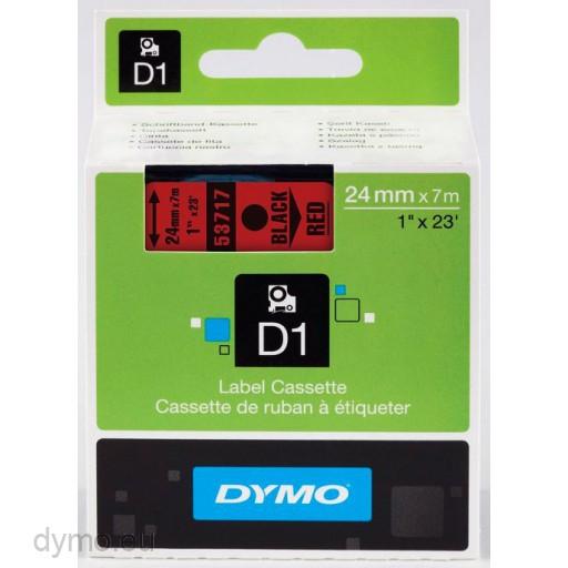 Dymo Cinta D1 Negro sobre rojo 24mm x 7m Dymo Cinta D1 Negro sobre rojo 24mm x 7m