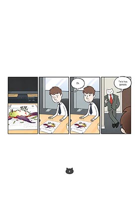 Business Cat. Dinero, Poder, Galletitas