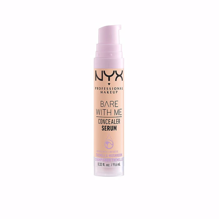 NYX Professional Makeup BARE WITH ME Concealer Serum, Corrector en Suero Vegano, Tono #03 Vainilla, 9.6 ml