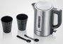 Severin WK3647 Kit Hervidor de Viaje - 0.5 L - Acero Inoxidable y Negro