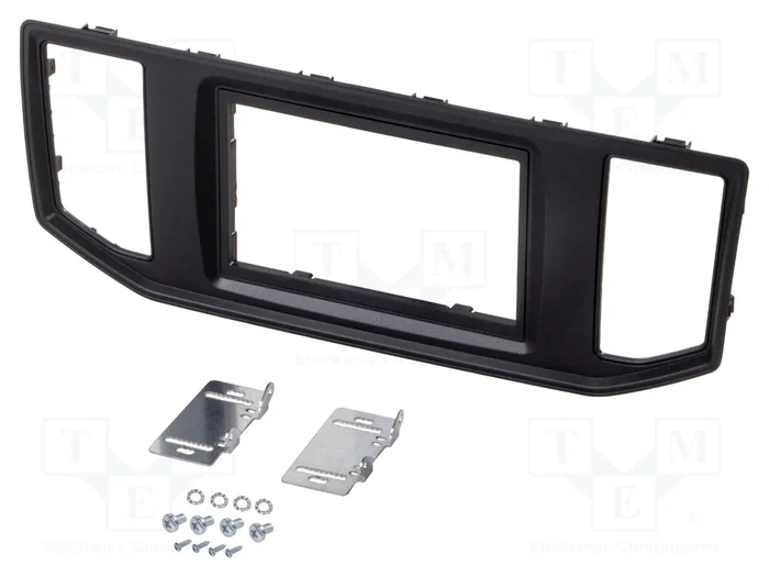 PER.PIC. Bastidor de montaje de radio para VW Crafter 2018+ 2 DIN negro PER.PIC. Bastidor de montaje de radio para VW Crafter 2018+ 2 DIN negro