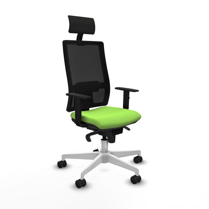 PIQUERAS Y CRESPO Silla de oficina Horna con mecanismo Sincro, color Pistacho y Negro PIQUERAS Y CRESPO Silla de oficina Horna con mecanismo Sincro, color Pistacho y Negro