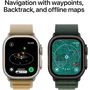 Apple Watch Ultra 2 GPS + Cellular 49mm - Caja de Titanio Natural - Correa Alpine Loop Color Canela (Talla Mediana)