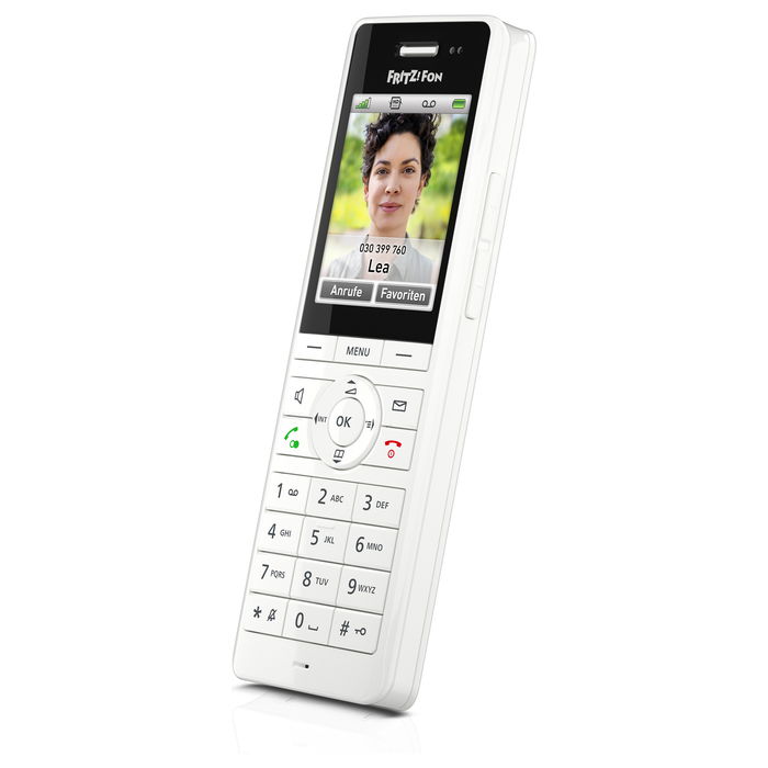 AVM FRITZ!Fon X6 Teléfono inalámbrico DECT blanco (weiß) para FRITZ!Box