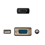 Nano Cable 10.15.4350 Cable Conversor HDMI Macho a VGA Macho con Jack 3.5 Macho y USB Macho 1.8m Negro