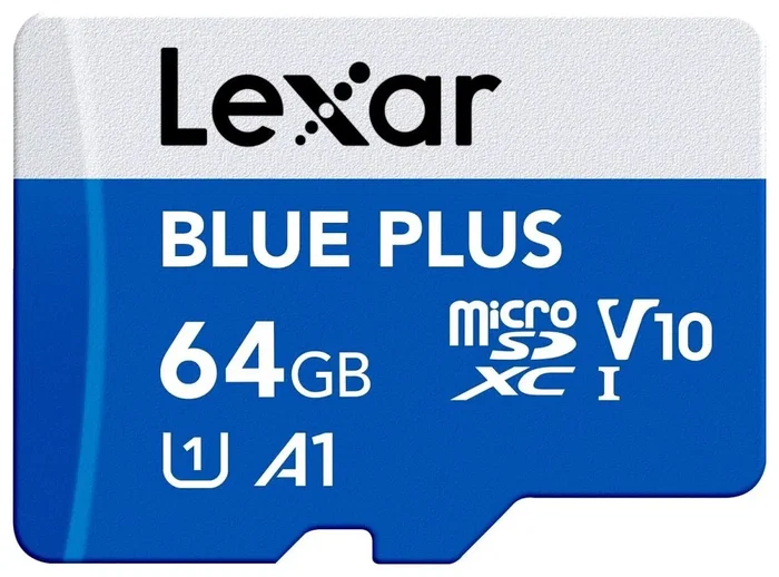 Lexar Blue Plus MicroSDXC 64 GB UHS-I Azul Lexar Blue Plus MicroSDXC 64 GB UHS-I Azul