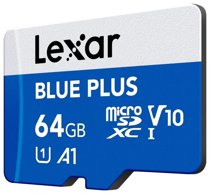 Lexar Blue Plus MicroSDXC 64 GB UHS-I Azul Lexar Blue Plus MicroSDXC 64 GB UHS-I Azul