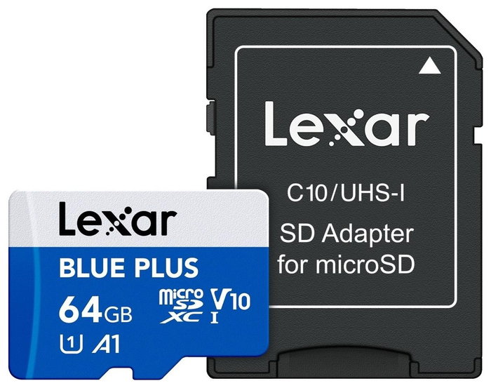 Lexar Blue Plus MicroSDXC 64 GB UHS-I Azul Lexar Blue Plus MicroSDXC 64 GB UHS-I Azul