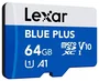Lexar Blue Plus MicroSDXC 64 GB UHS-I Azul