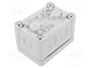FIBOX Caja de conexiones gris ABS 65x95x60mm