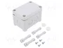 FIBOX Caja de conexiones gris ABS 65x95x60mm