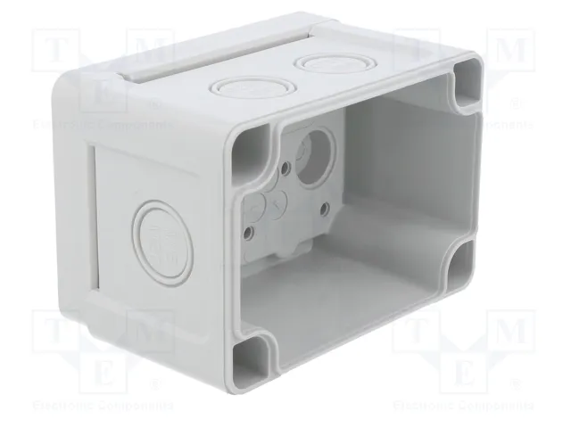FIBOX Caja de conexiones gris ABS 65x95x60mm FIBOX Caja de conexiones gris ABS 65x95x60mm