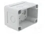 FIBOX Caja de conexiones gris ABS 65x95x60mm