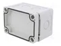 FIBOX Caja de conexiones gris ABS 65x95x60mm