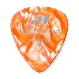 Dunlop Pack 12 Púas Genuine Celluloid Naranja Perlado Medium