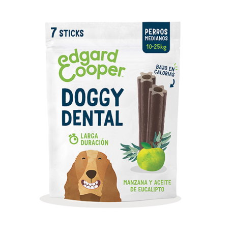 Edgard Cooper EC Doggy Dental Manzana/Eucalipto Medium 8x160g Edgard Cooper EC Doggy Dental Manzana/Eucalipto Medium 8x160g