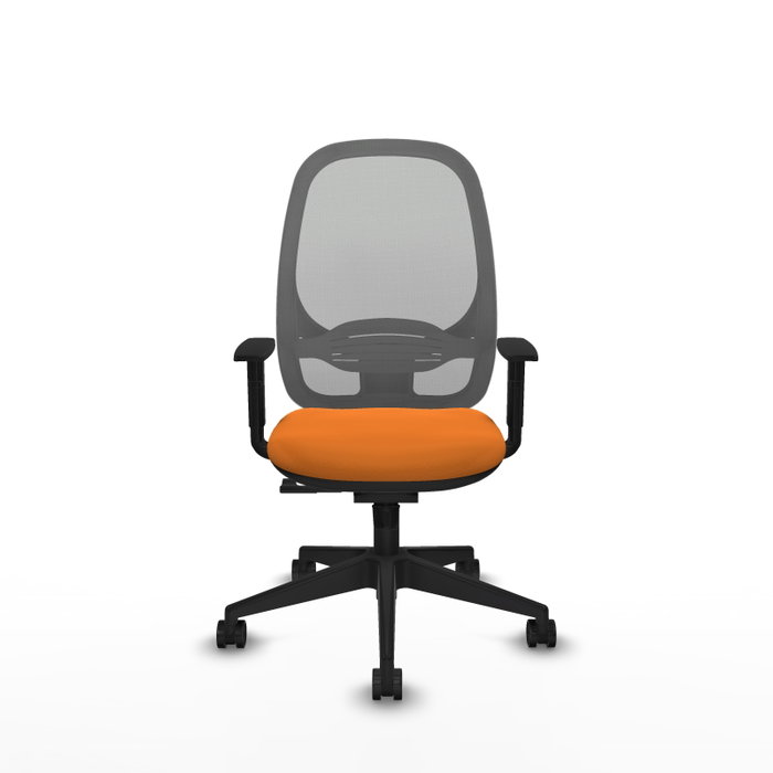 PIQUERAS Y CRESPO Silla de oficina Cilanco Naranja y Gris