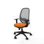 PIQUERAS Y CRESPO Silla de oficina Cilanco Naranja y Gris
