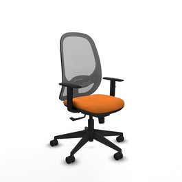 PIQUERAS Y CRESPO Silla de oficina Cilanco Naranja y Gris