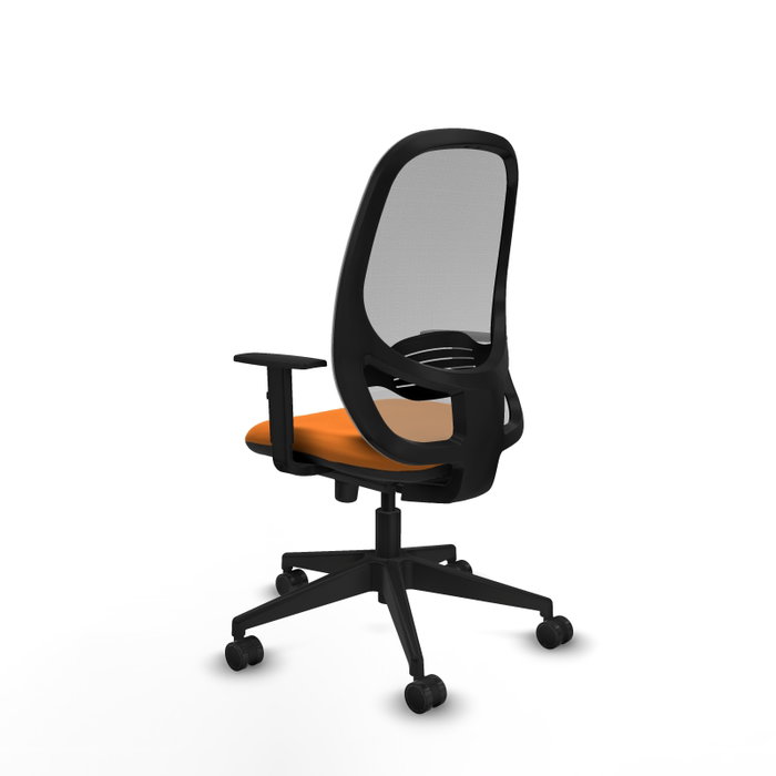 PIQUERAS Y CRESPO Silla de oficina Cilanco Naranja y Gris