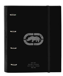 Carpeta de anillas Eckō Unltd. Rhino Negro Gris 27 x 32 x 3.5 cm