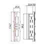 Brumberg 87114080 conector eléctrico
