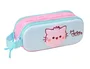 Safta Portatodo Doble 3D Pembe The Pink Cat