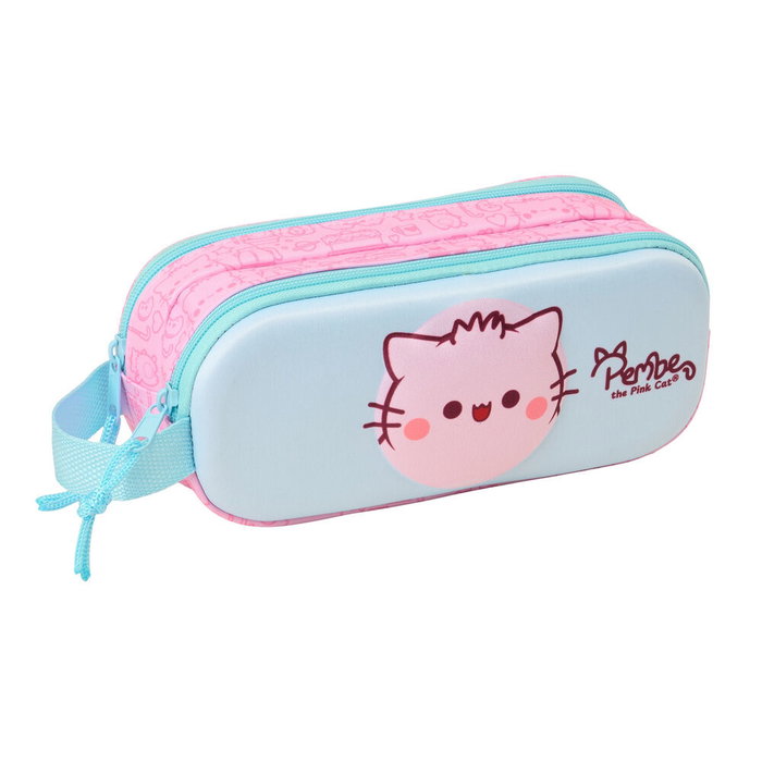 Safta Portatodo Doble 3D Pembe The Pink Cat Safta Portatodo Doble 3D Pembe The Pink Cat