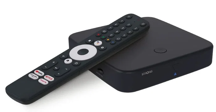 Strong SRT 420 Negro - Decodificador TV Box 4K Ultra HD Android 11, Amlogic 2GHz, 2GB DDR4, 8GB eMMC, WiFi 5, Bluetooth 5.0, HEVC/H.265, con mando y HDMI
