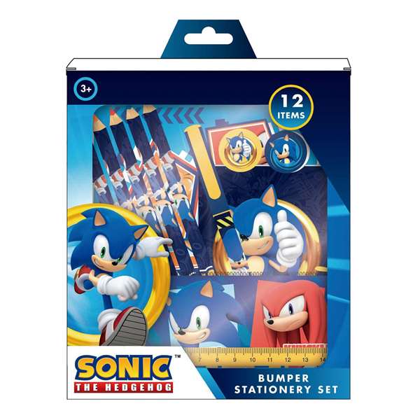 Toybags Set de Papelería Sonic con 12 artículos