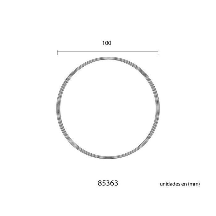 Edm Alambre de Aluminio Rojo Calibre Ø1,5 mm x 5 m