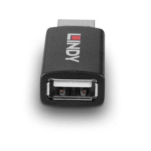 LINDY 71263 Cambiador de género USB 2.0 Type A a Type A Negro LINDY 71263 Cambiador de género USB 2.0 Type A a Type A Negro