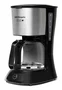Orbegozo CG 4515 Cafetera de Goteo o Filtro, Eléctrica Manual, Capacidad 15 Tazas/1.5L, Jarra de Cristal y Filtro Lavable, Color Negro con Acero Inoxidable, 900W