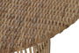 DKD Home Decor Mesa Centro Balines Natural Ratán Acero 75 x 75 x 40 cm