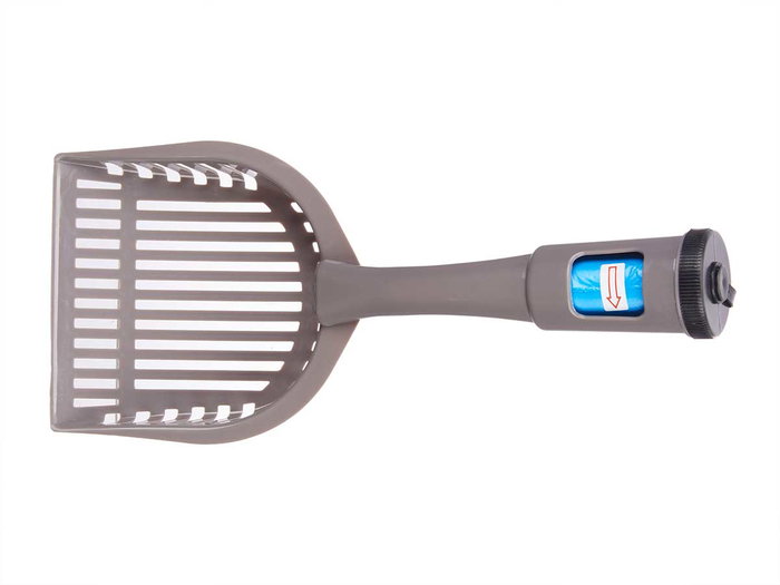 Mascow Pala Recogedora 15 Bolsas Excrementos Antracita 28 x 7 x 12.5 cm (Set de 24)